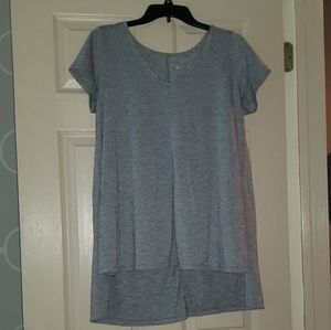 Gray v neck